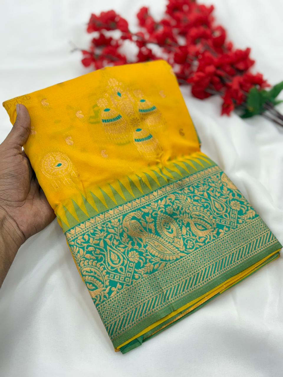 ROYAL PAITHANI EDITION 112 - YELLOW