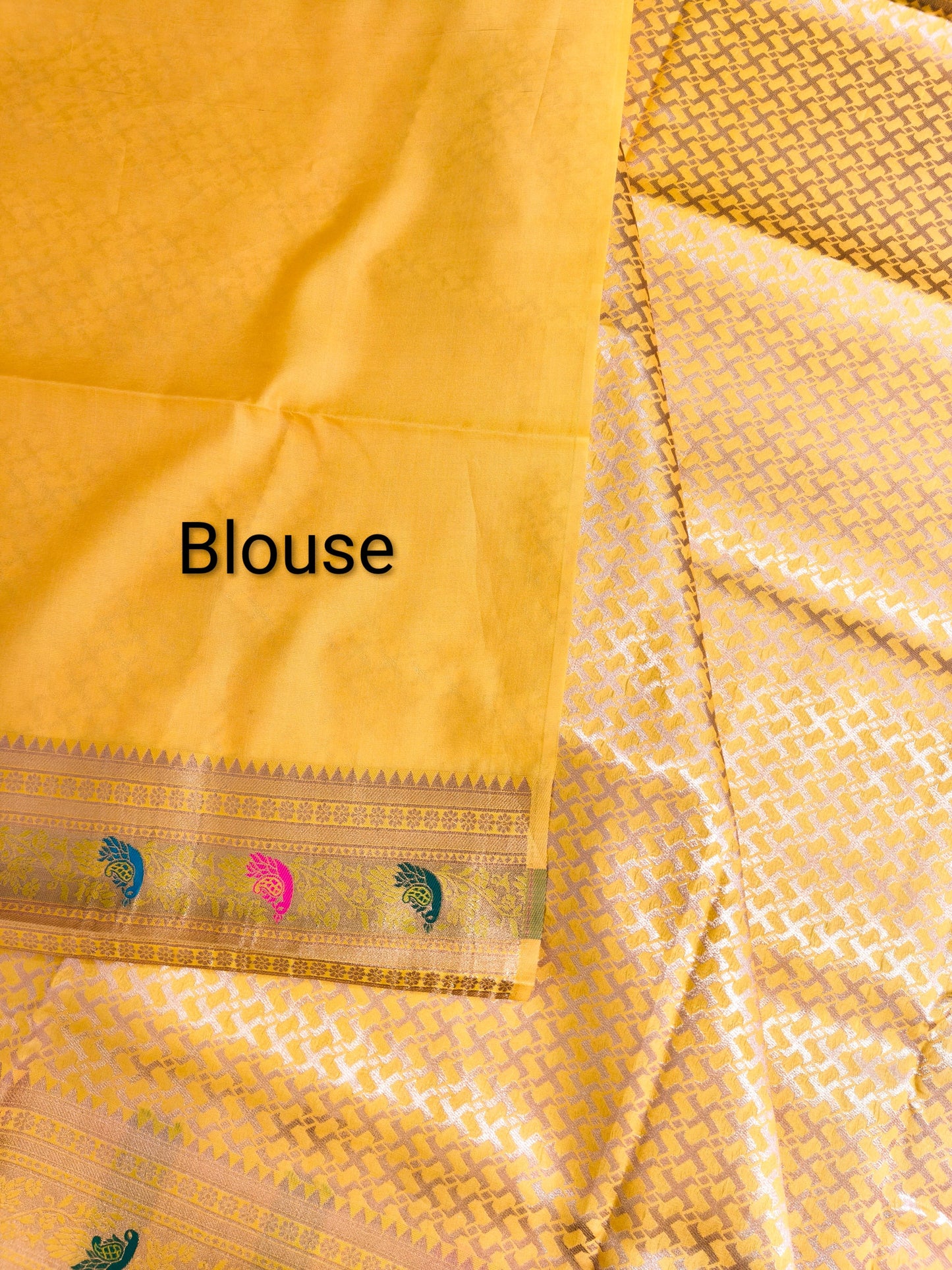 BANARASI PAITHANI 102 - YELLOW