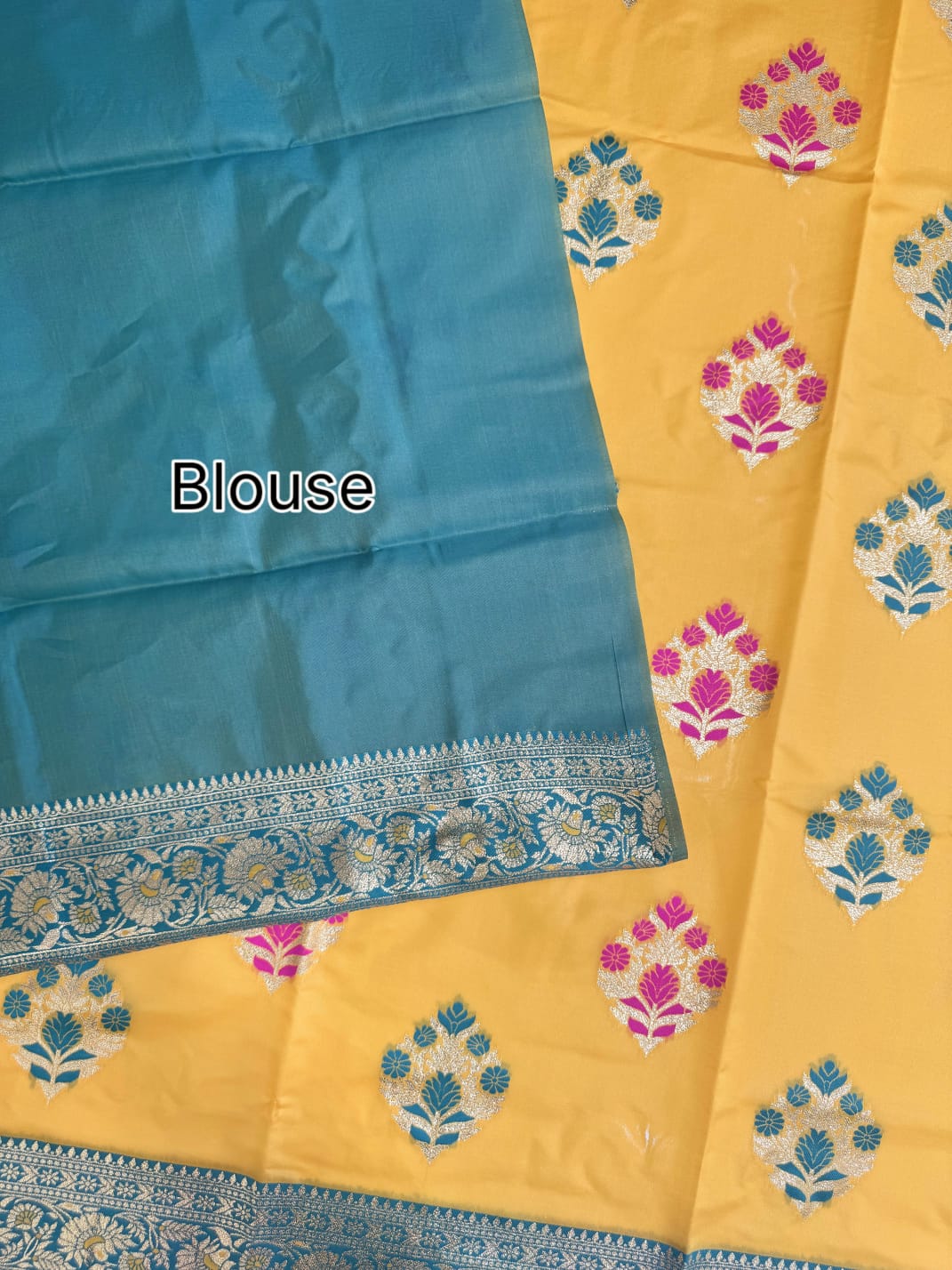 BANARASI PAITHANI  SAREE - YELLOW