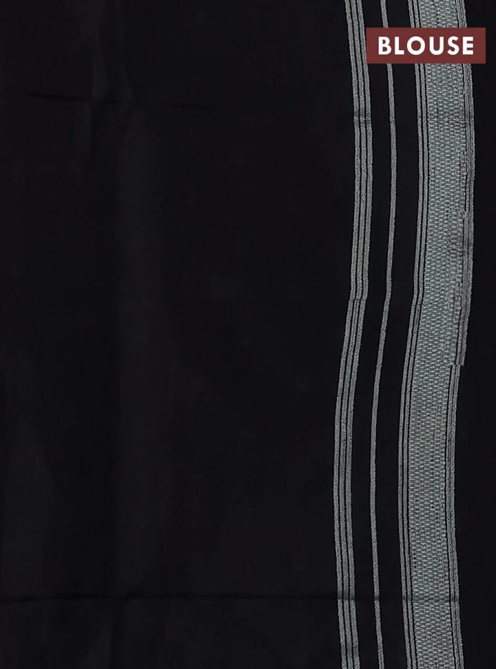 Classic Handloom Weave Saree-BLACK