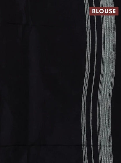 Classic Handloom Weave Saree-BLACK