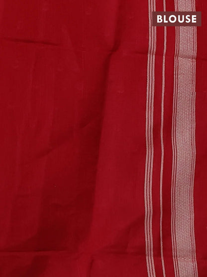 Classic Handloom Weave Saree- RED
